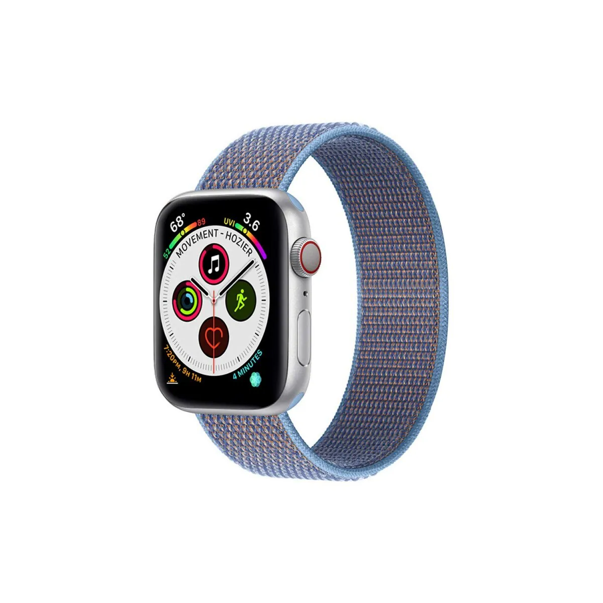 Nylon Armbånd Apple Watch 6 (40mm) - Cerulean