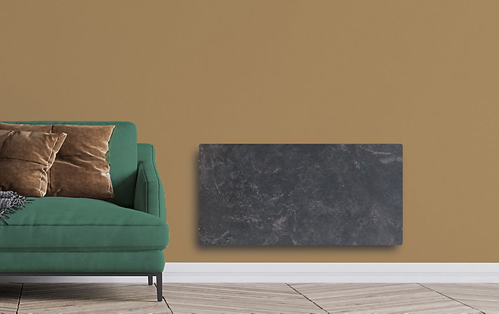 Radiateur électrique à inertie pierre Eternal Dual Kherr Smart Natura noir 2000W