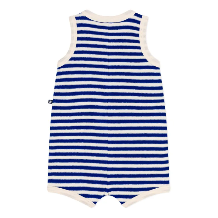 Petit Bateau Combishort Mobilette Eponge | Bleu