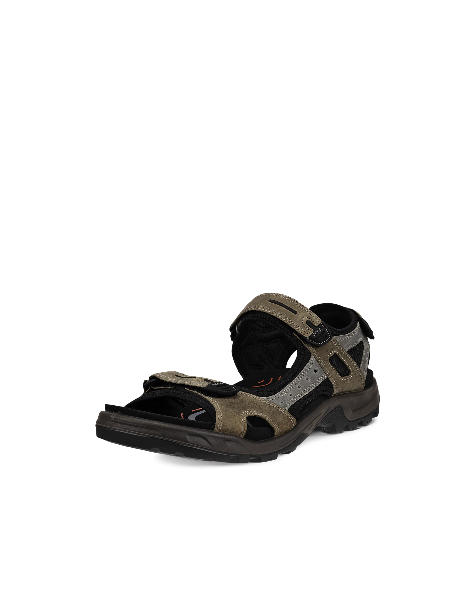 ECCO OFFROAD Herren Trekkingsandale aus Nubukleder Grün