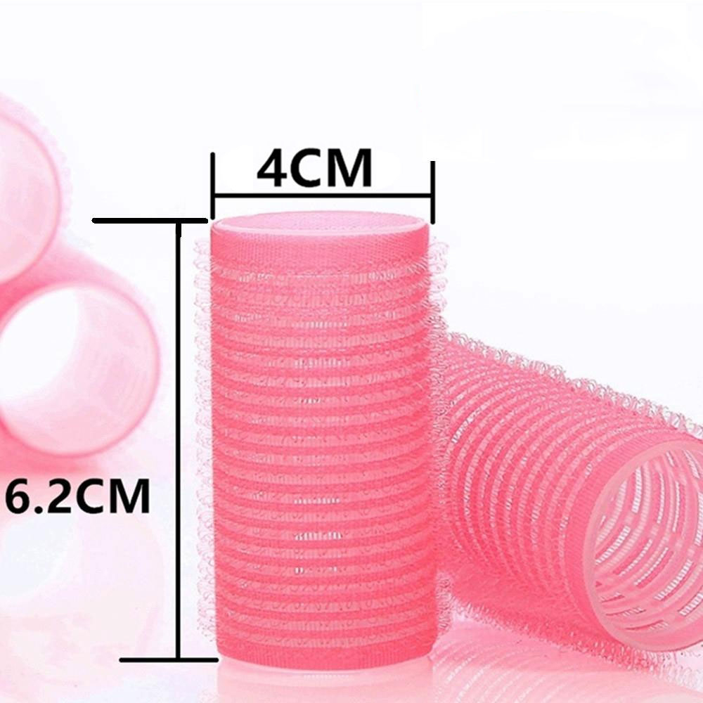 (12er Set) Ø40-44mm Locken Wickler Haar Styling ohne Hitze selbsthaftende Wickler in 2 Grössen - Div. Farben