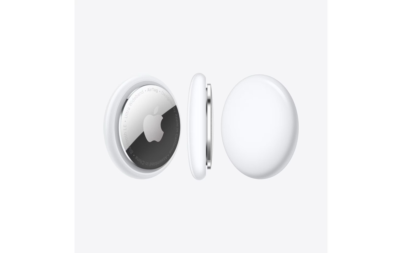 (4er Set) Apple - AirTag Bluetooth NFC Tracker (MX542ZM/A) - Weiss