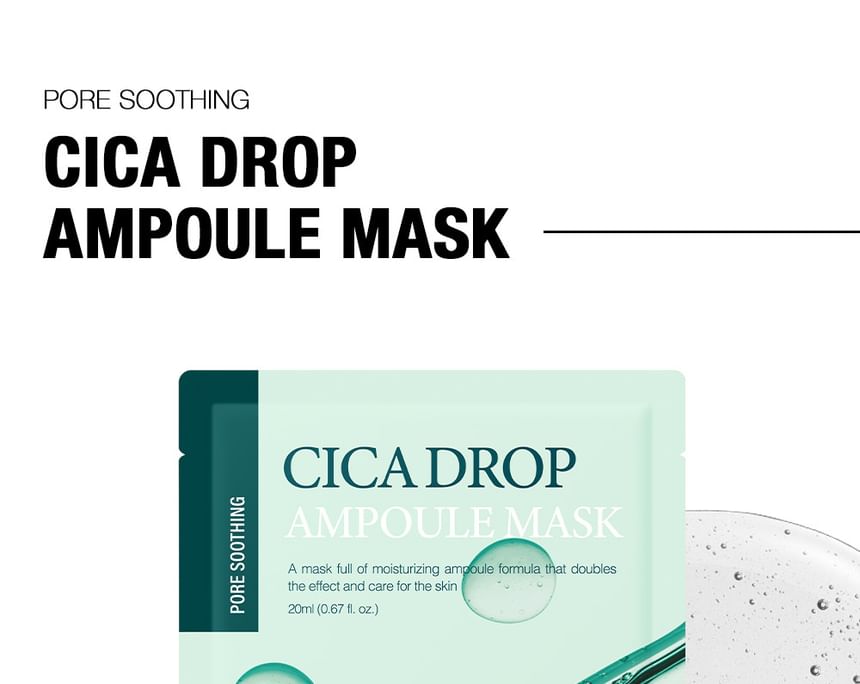 te cool voor school - Druppel Ampul Masker Sheet - 3 Soorten