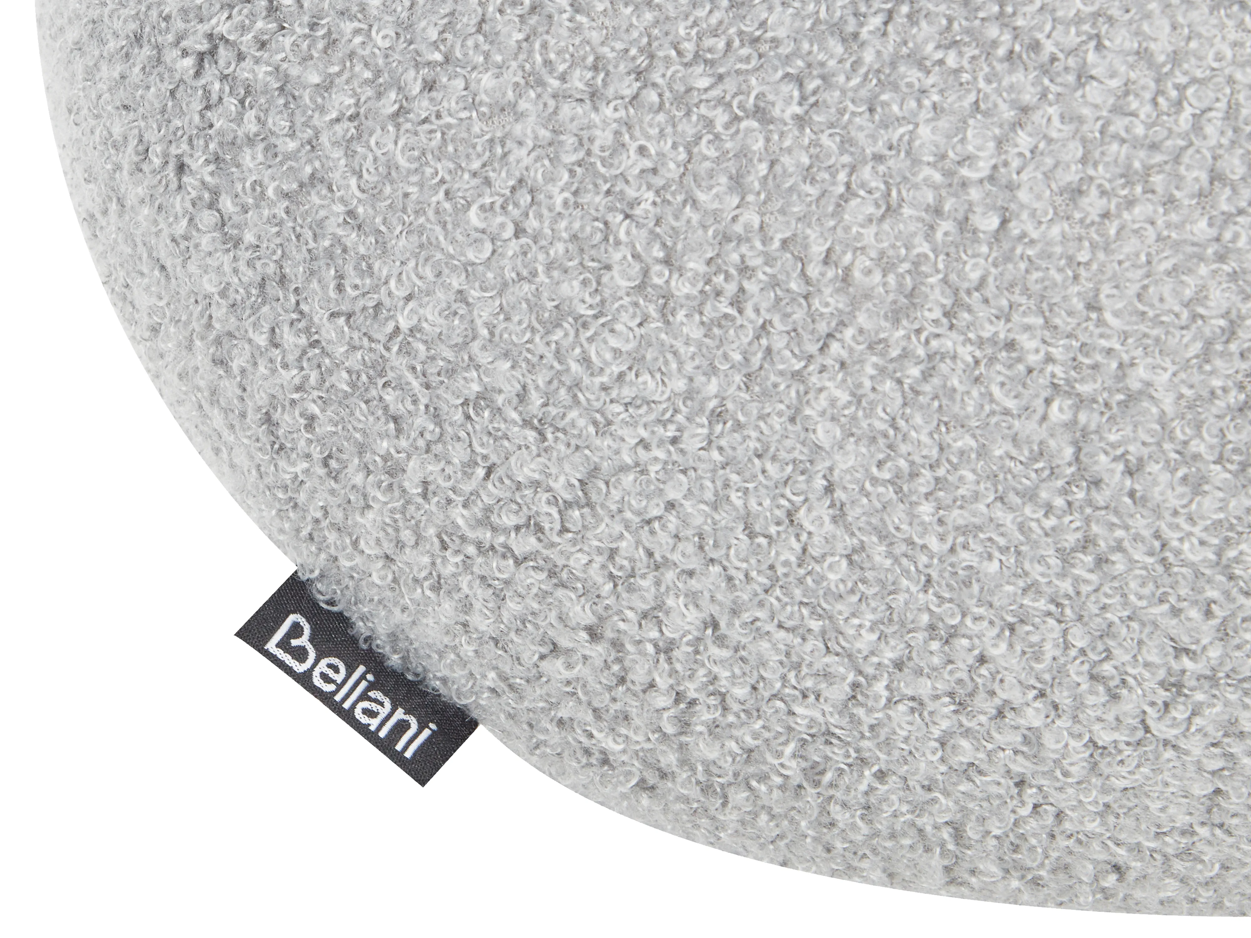 Sierkussen SALVIA Bouclé 30 x 30 cm Grijs effen