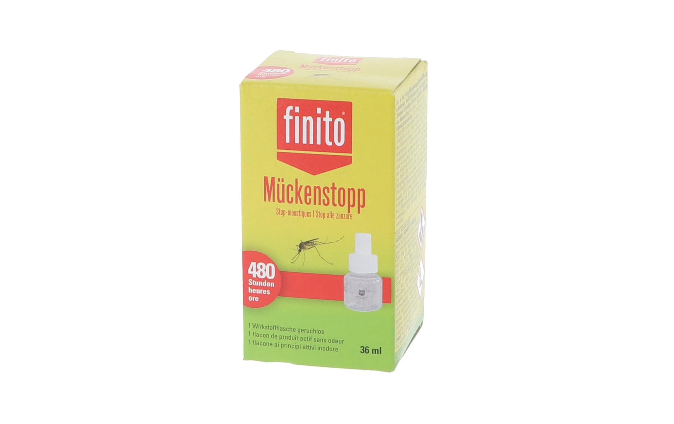 Mückenstopp Nachfüllflasche 36 mlIntervall-Timer Wirkstofflösung