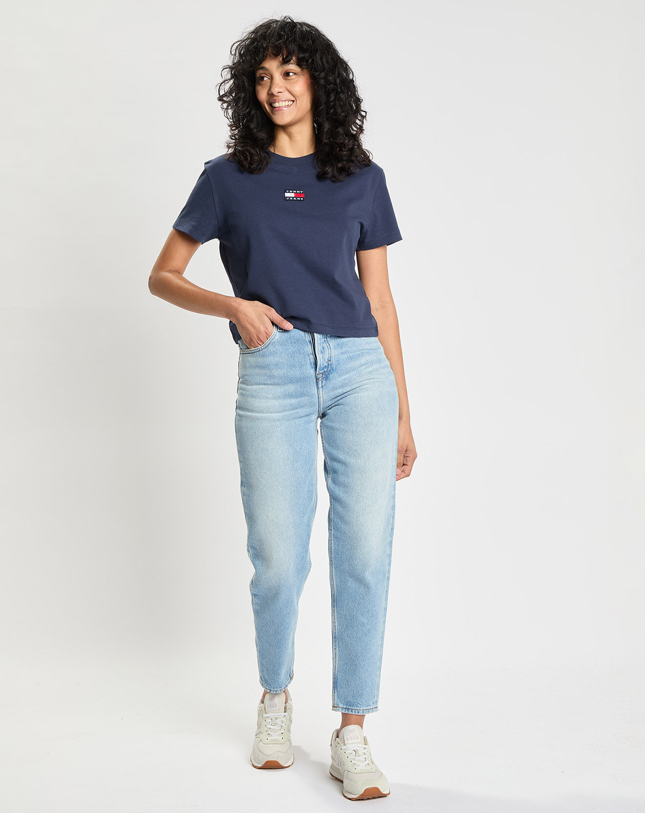 Tommy Jeans Jean mom fit ultra hr bleu clair