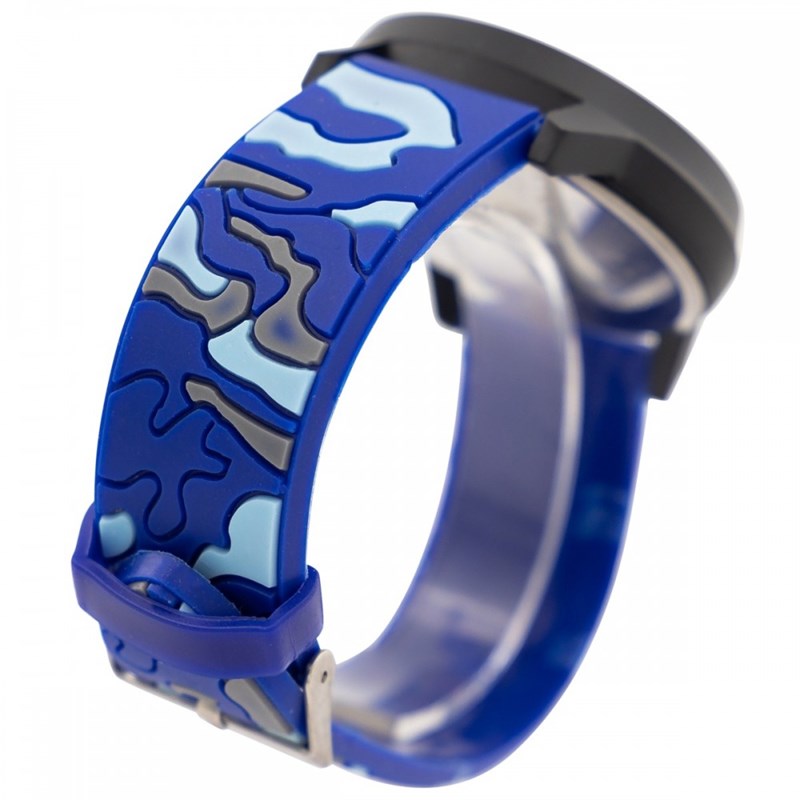 Montre Homme CHTIME bracelet Silicone Bleu