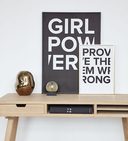I Love My Type Plakat - 50x70 - The Powerful Type - Girl Power