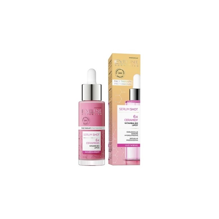 Eveline Serum Shot nährende Gesichtsbehandlung 6x Ceramide 30 ml