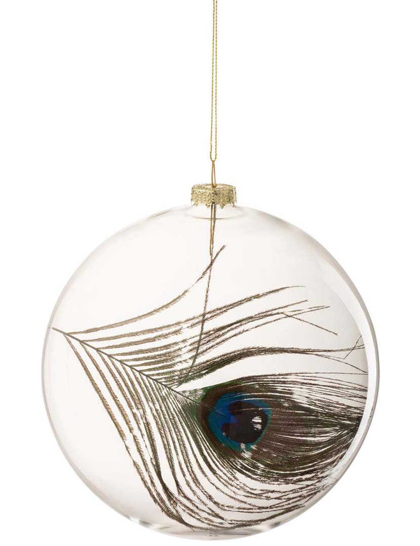 Large Glass Christmas Tree Decoration