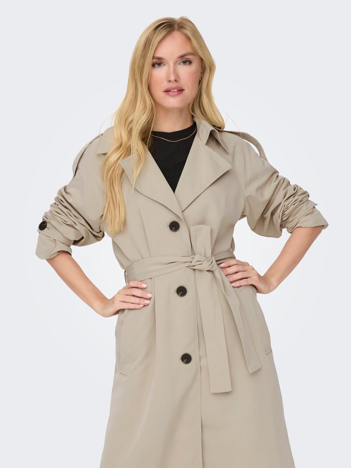 ONLDICTE Trenchcoat Simply Taupe