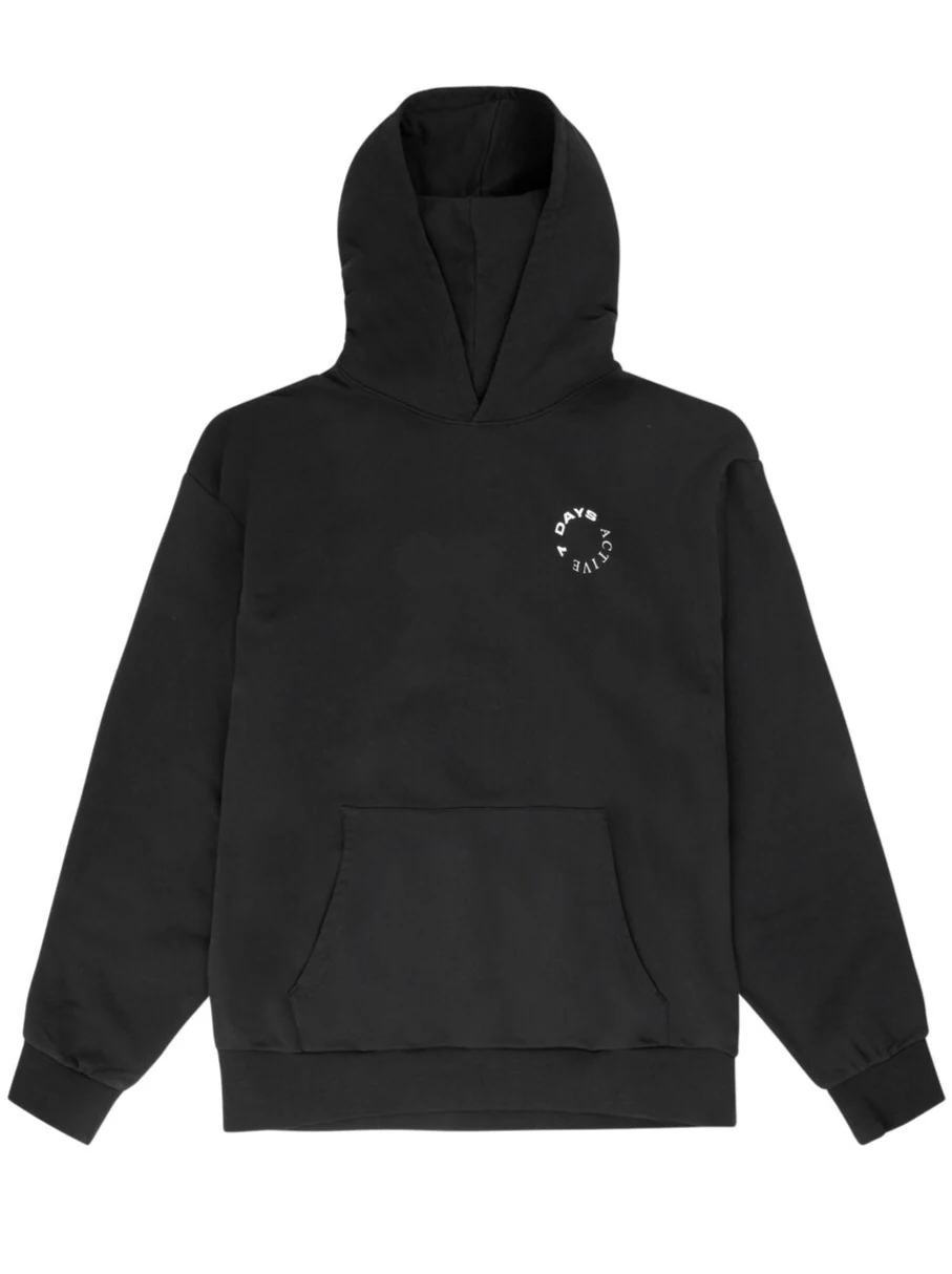 7 DAYS ACTIVE  Organic Hoodie - sort