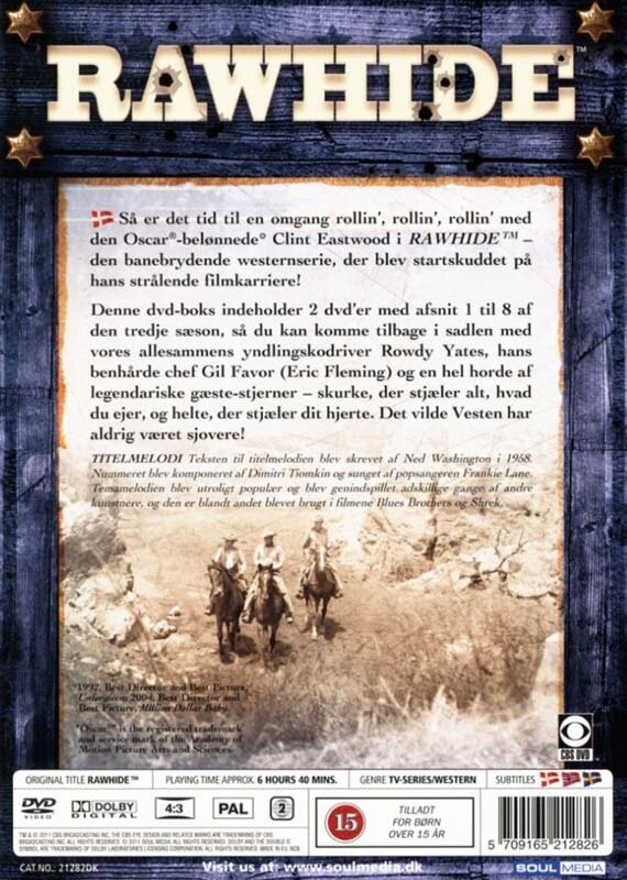 Rawhide - Sæson 3 - Del 1 - DVD