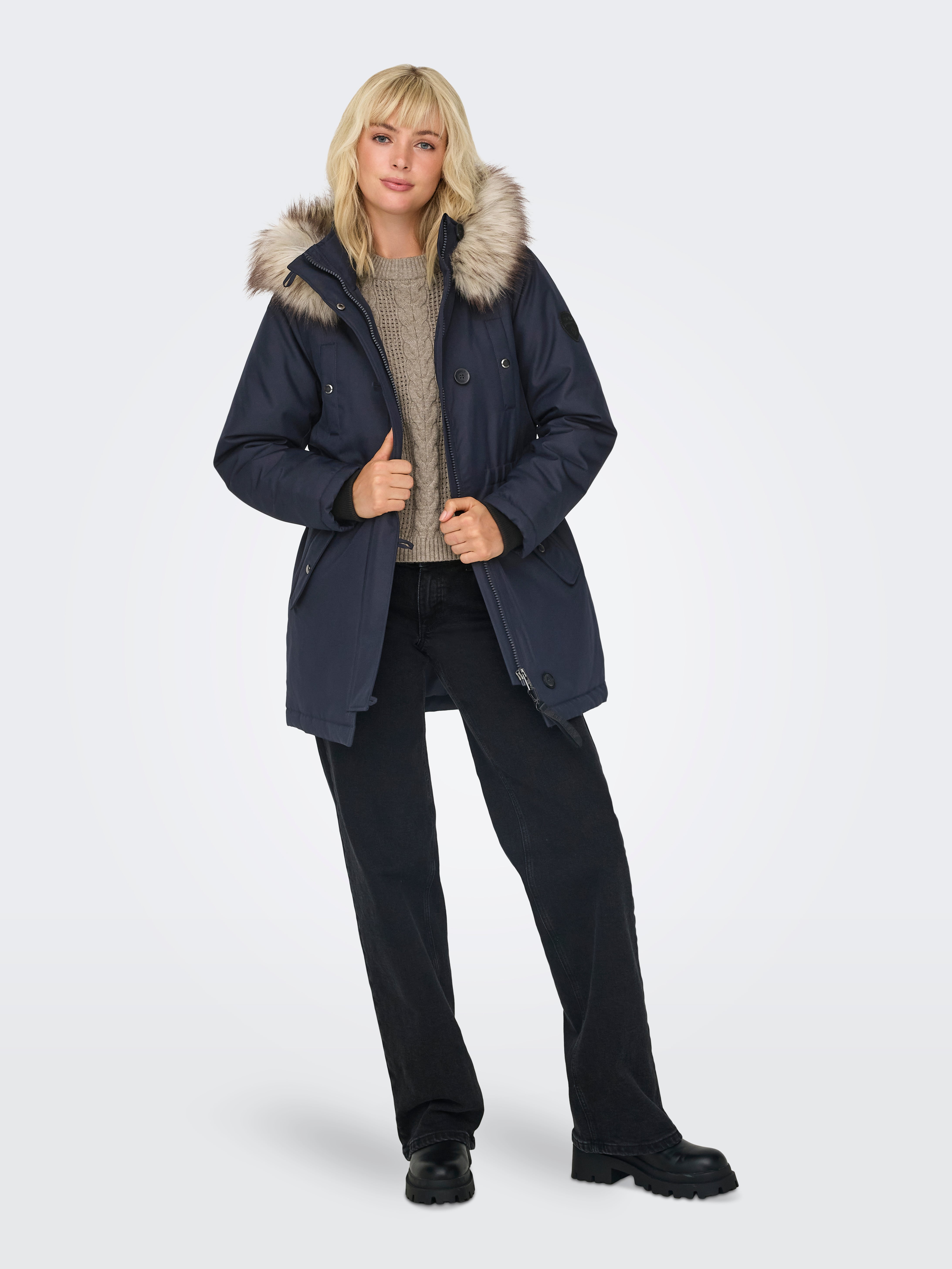 ONLIRIS Langer Parka Night Sky