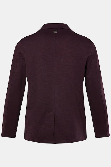 Sweat-Sakko, Flamm-Sweat, Revers, aufgesetzte Taschen
