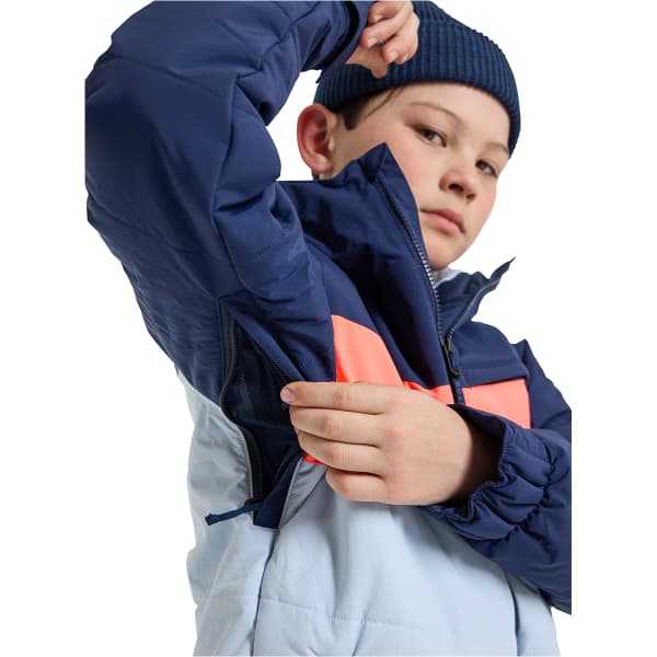 Veste snowboard BURTON B ROPEDROP JK DRESS BLUE/BALLAD BLUE/TETRA ORANGE