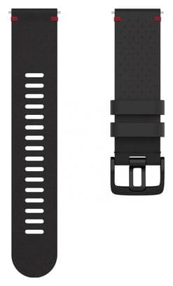 Bracelet Polar en Cuir 22 mm Noir