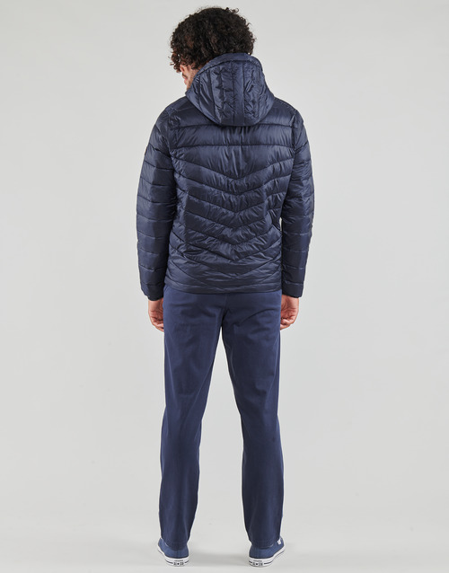Jack & Jones - JJEFLY PUFFER HOOD - Marine