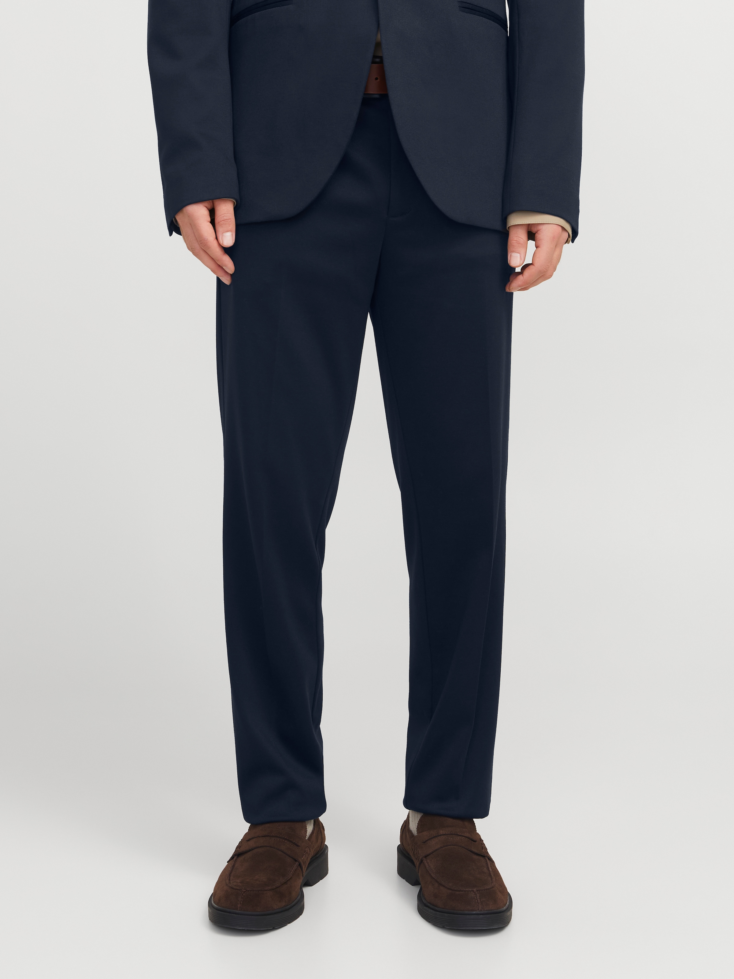 Jack & Jones Anzughose »JPRJAXON Businesshose mit mittlerer Bundhöhe«  unifarben, modisch, slim fit, Materialmix