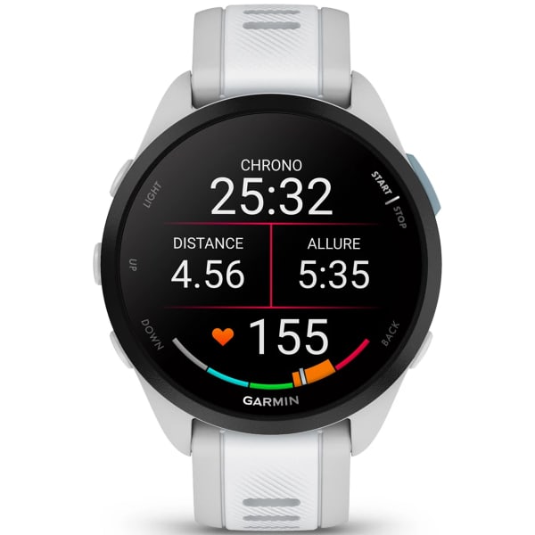 Montre cardio GPS GARMIN FORERUNNER 165 MUSIC MIST GREY/WHITESTONE
