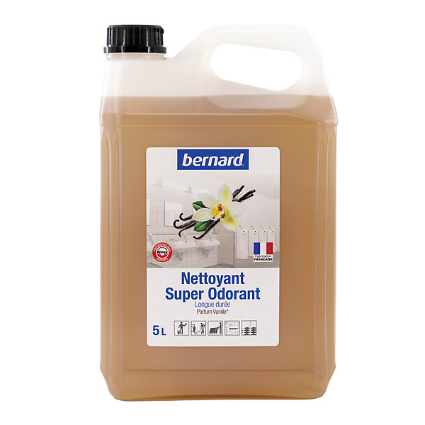 Nettoyant surodorant avec Bitrex à pH neutre Bernard vanille 5 L