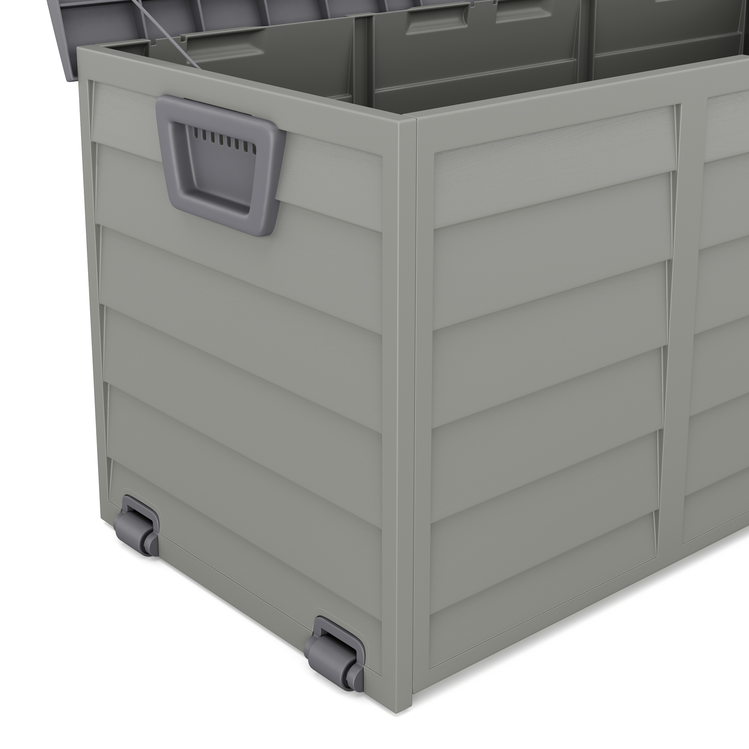 Kissenbox Gartenbox grau