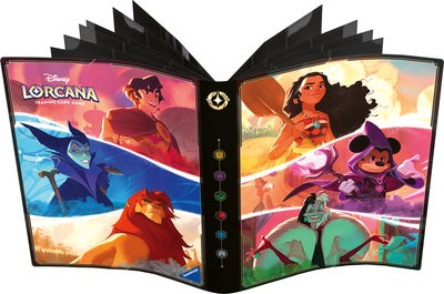 Disney Lorcana Card Portfolio Kortsamlerperm Karakterer