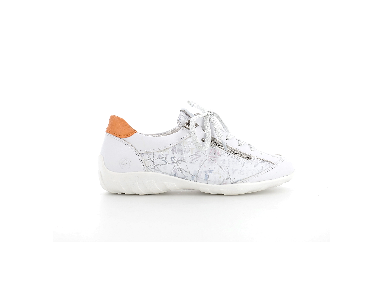 Remonte-R3406 Cuir Blanc Orange