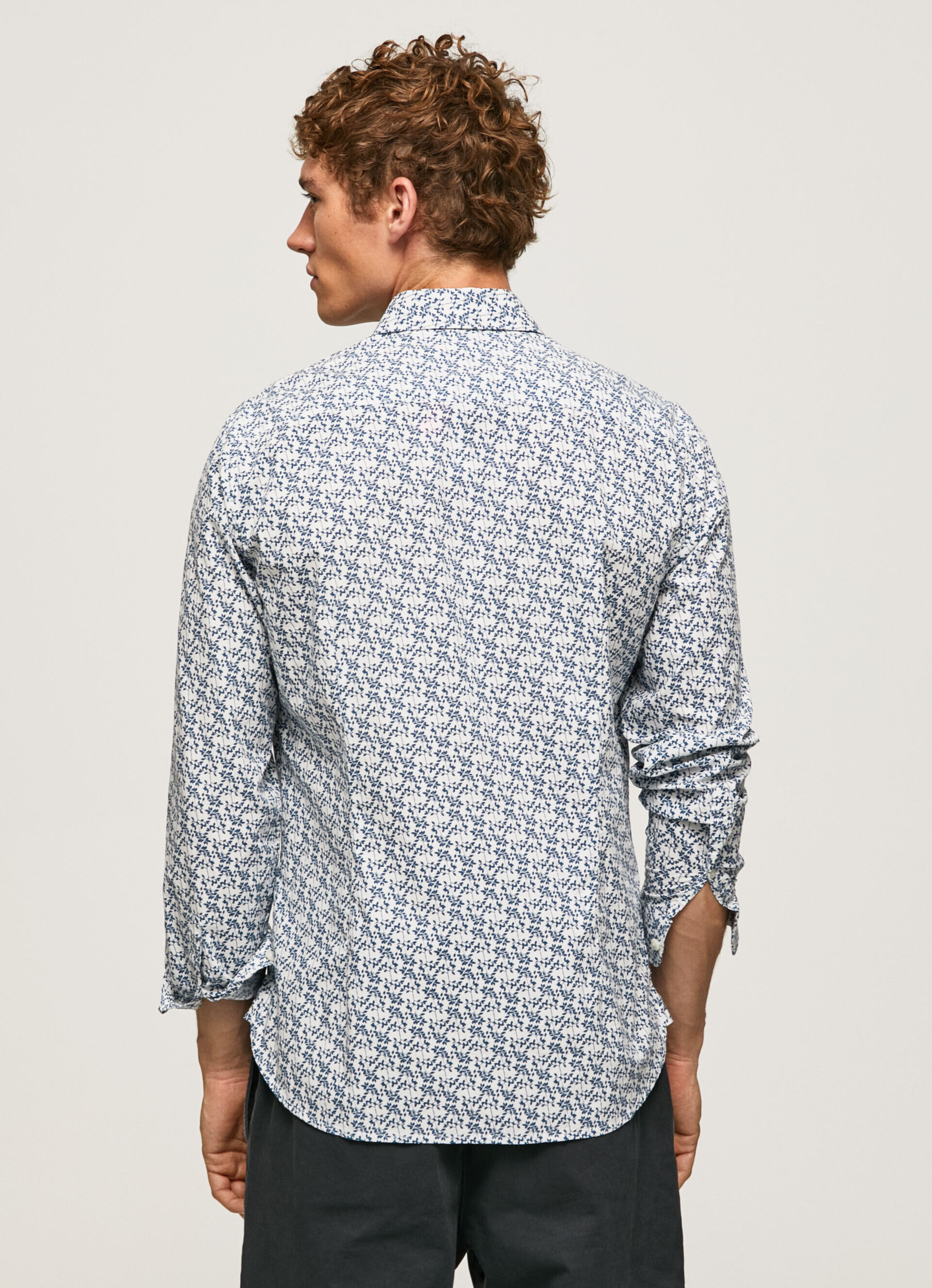 Camisa LOU FIT SLIM POPLIN - branca
