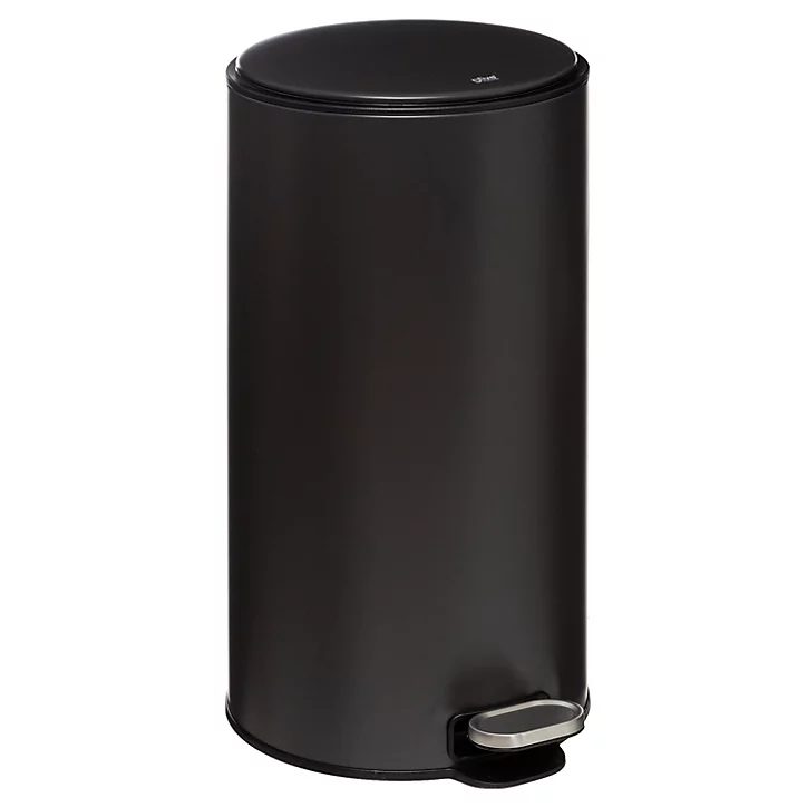 Poubelle à pédale rond Delta 5Five 30L noir