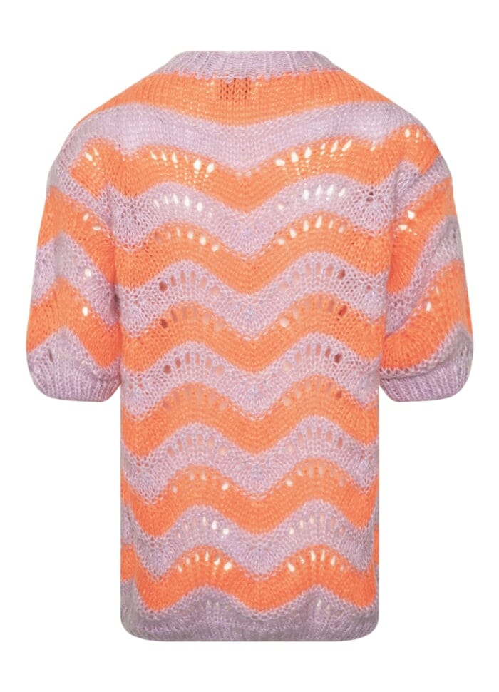Noella Panama Knit Short Sl Jumper