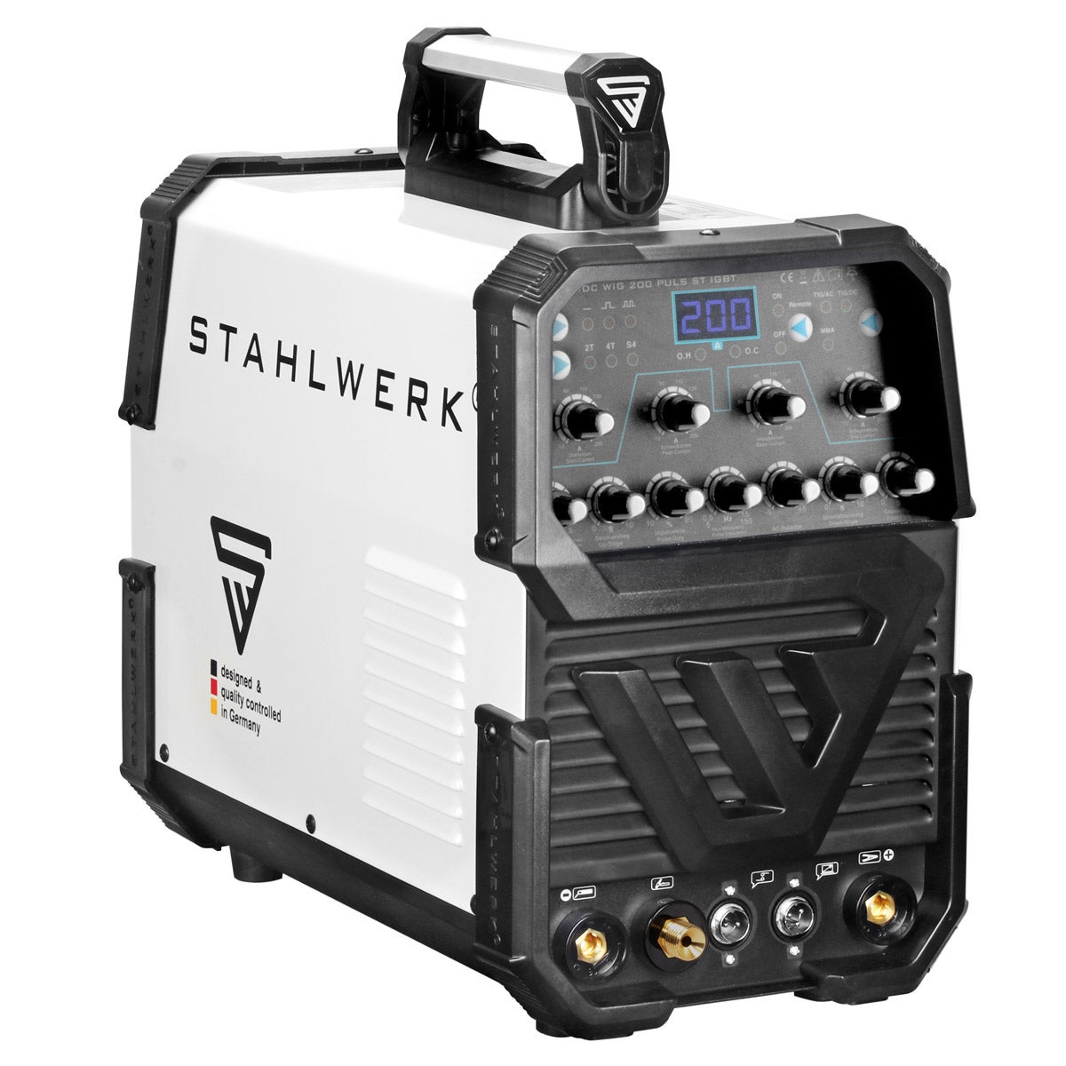STAHLWERK AC/DC TIG 200 Pulse ST IGBT-lasapparaat Volledige uitrusting