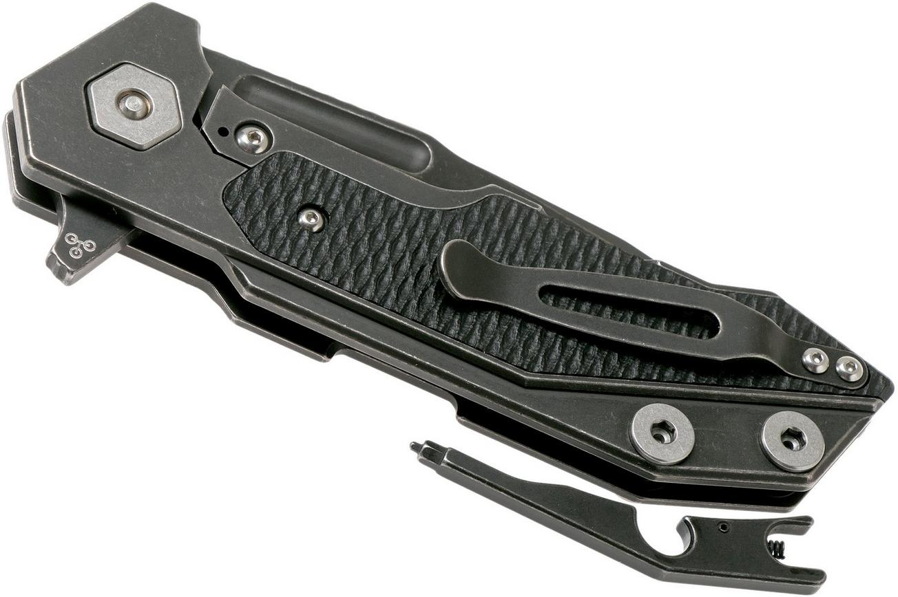 Rick Hinderer Fulltrack Spanto Battle Black S35VN Black G10 zakmes