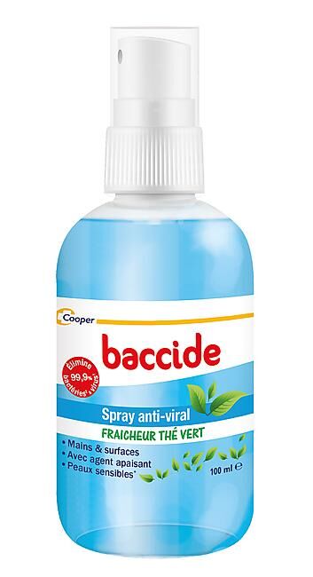 BACCIDE - SPRAY ANTI VIRAL FRAICHEUR THE VERT