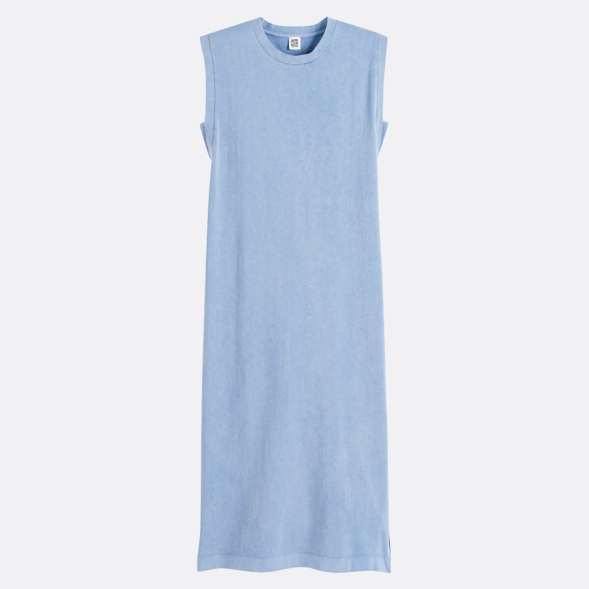 COLEÇÕES LA REDOUTE<br>Vestido longo sem mangas estilo camiseta