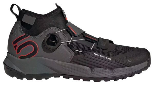 Chaussures VTT adidas Five Ten Trailcross Pro Clip-In Noir/Rouge Femme