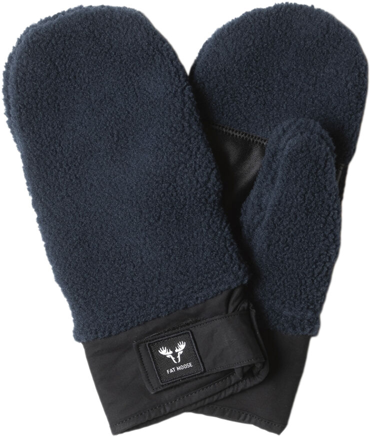 Fat Moose Pile mittens Dark navy