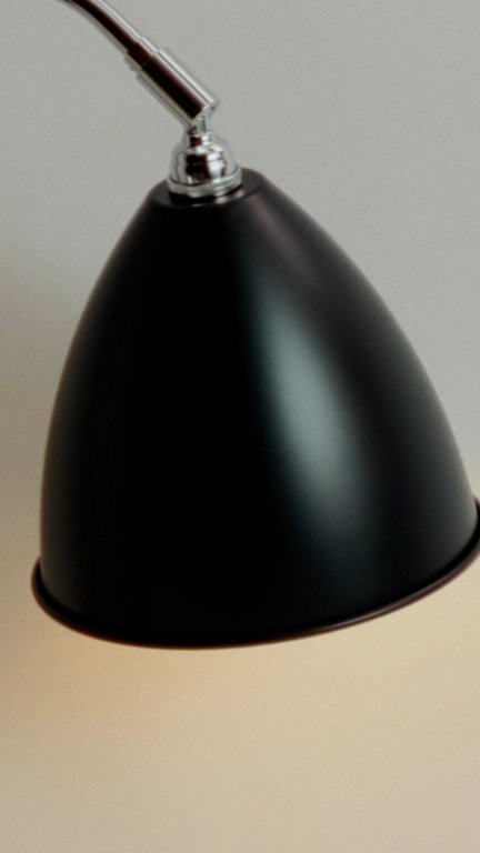Gubi Bestlite BL6 wandlamp messing/grijs