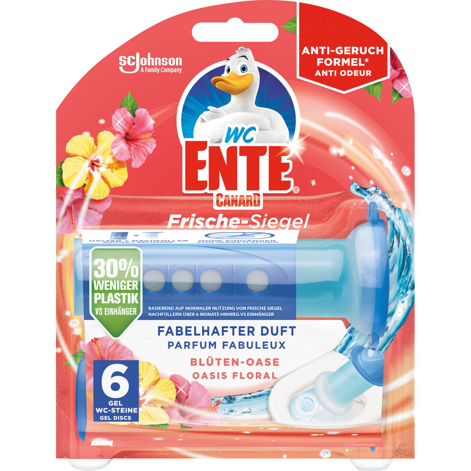 WC Ente Frische-Siegel Holder Blüten-Oase 36 ml