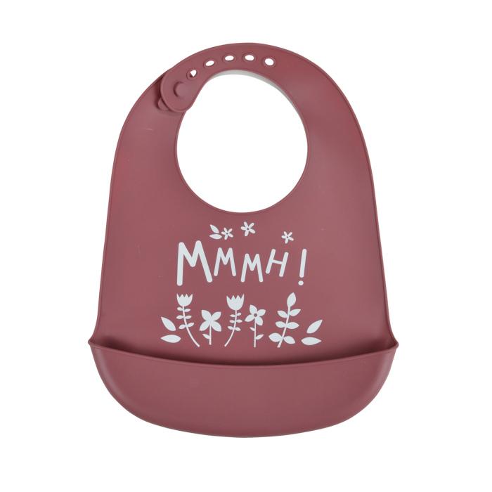 BAVOIR SILICONE RECUPERATEUR 30X20.5CM BOIS DE ROSE