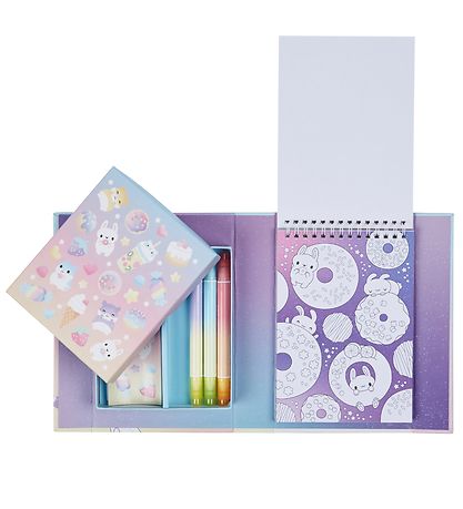 Tiger Tribe Farves?t - Pastel Colouring Set - Kawaii Caf?