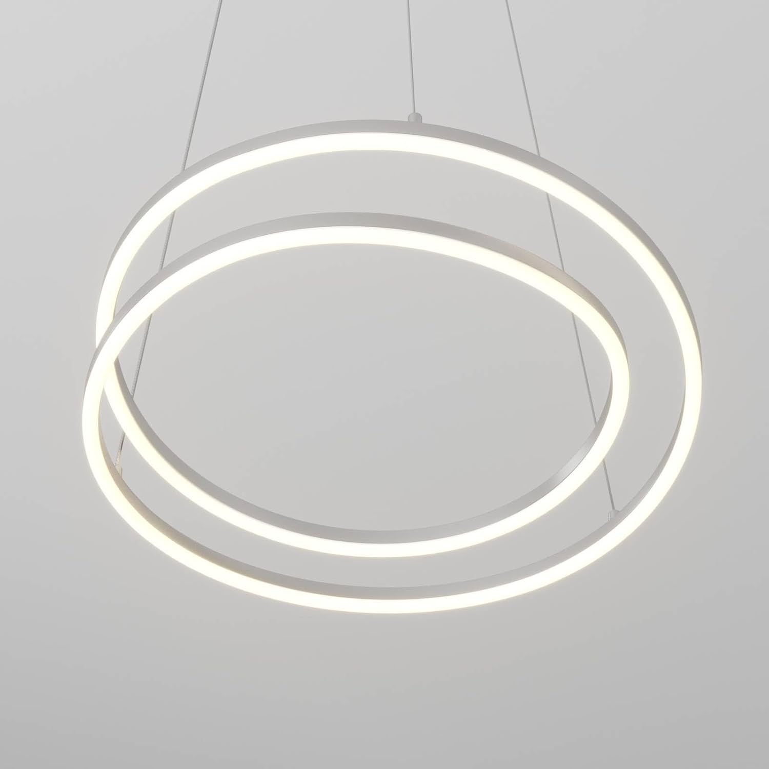 Lindby LED Davian dimmbar (Modern) in Alu aus Aluminium (1 flammig,) Wohnzimmerleuchte