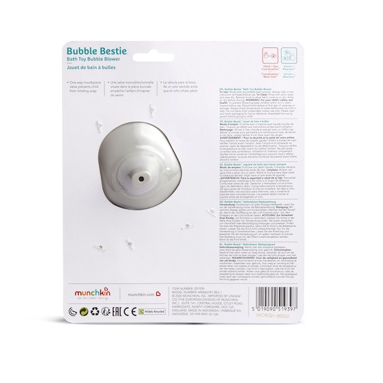 Jouet de bain Éléphant Barboteur à bulles   Bleu        de               Munchkin