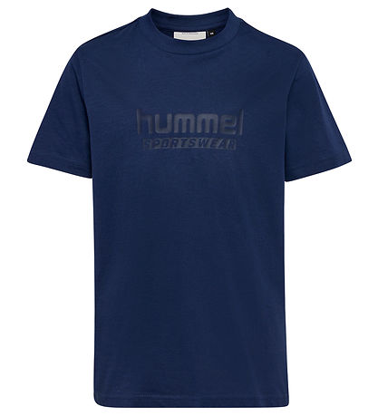 Hummel T-Shirt - hmlJr Base - Dress Blue