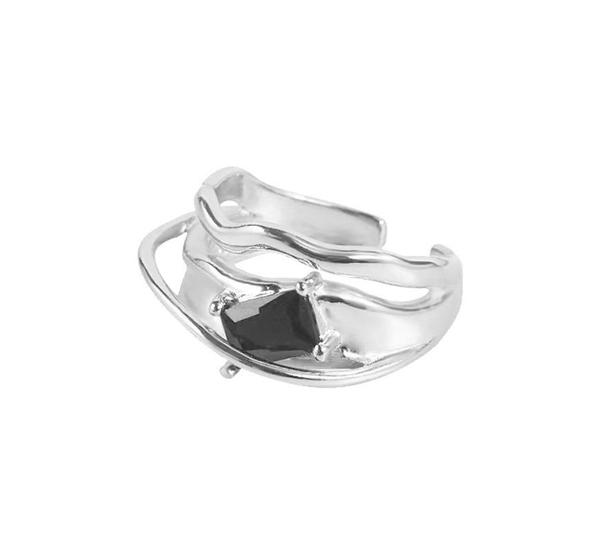 Gemsha - Set van 2: Open ring van legering (verschillende ontwerpen)