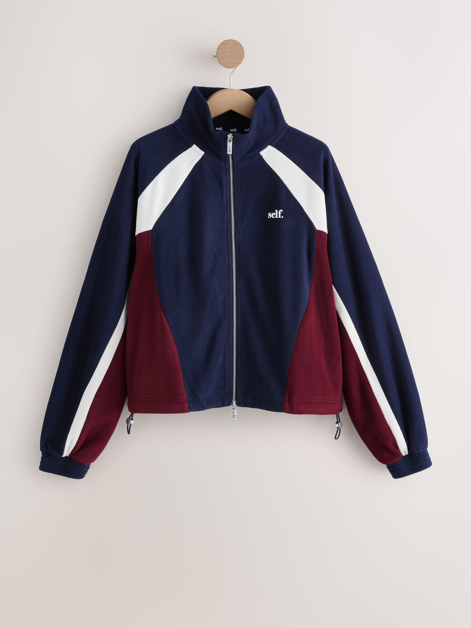 self. Micro Fleece Zip Through Jacket