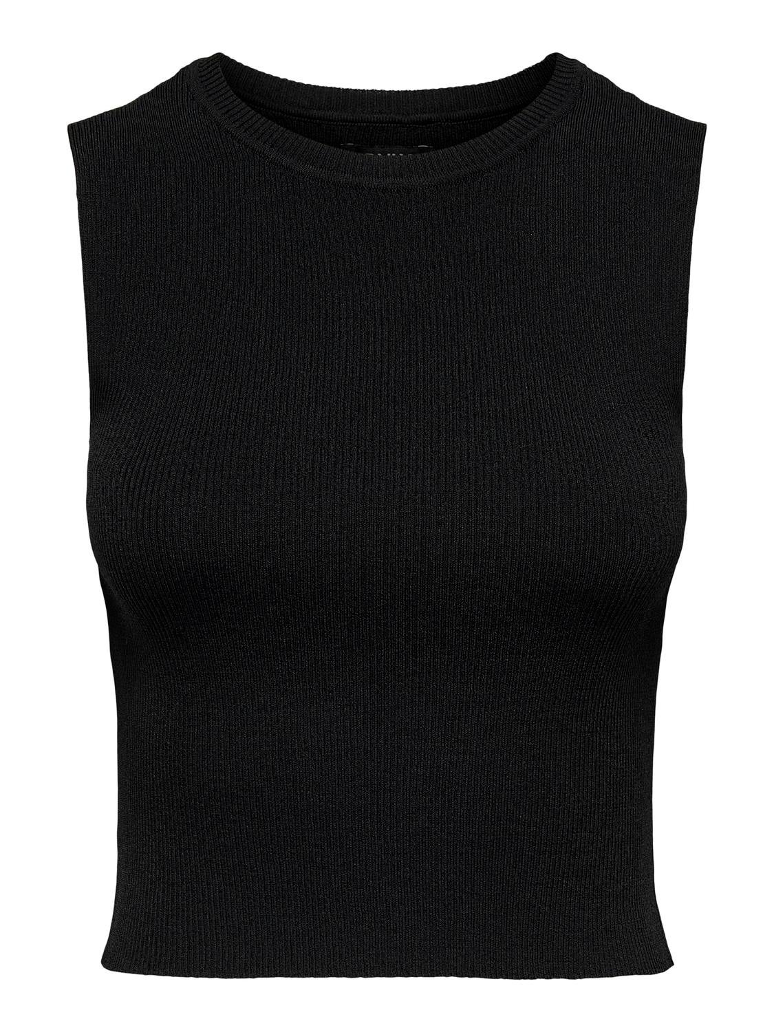 ONLMAJLI Gestricktes Oberteil Black