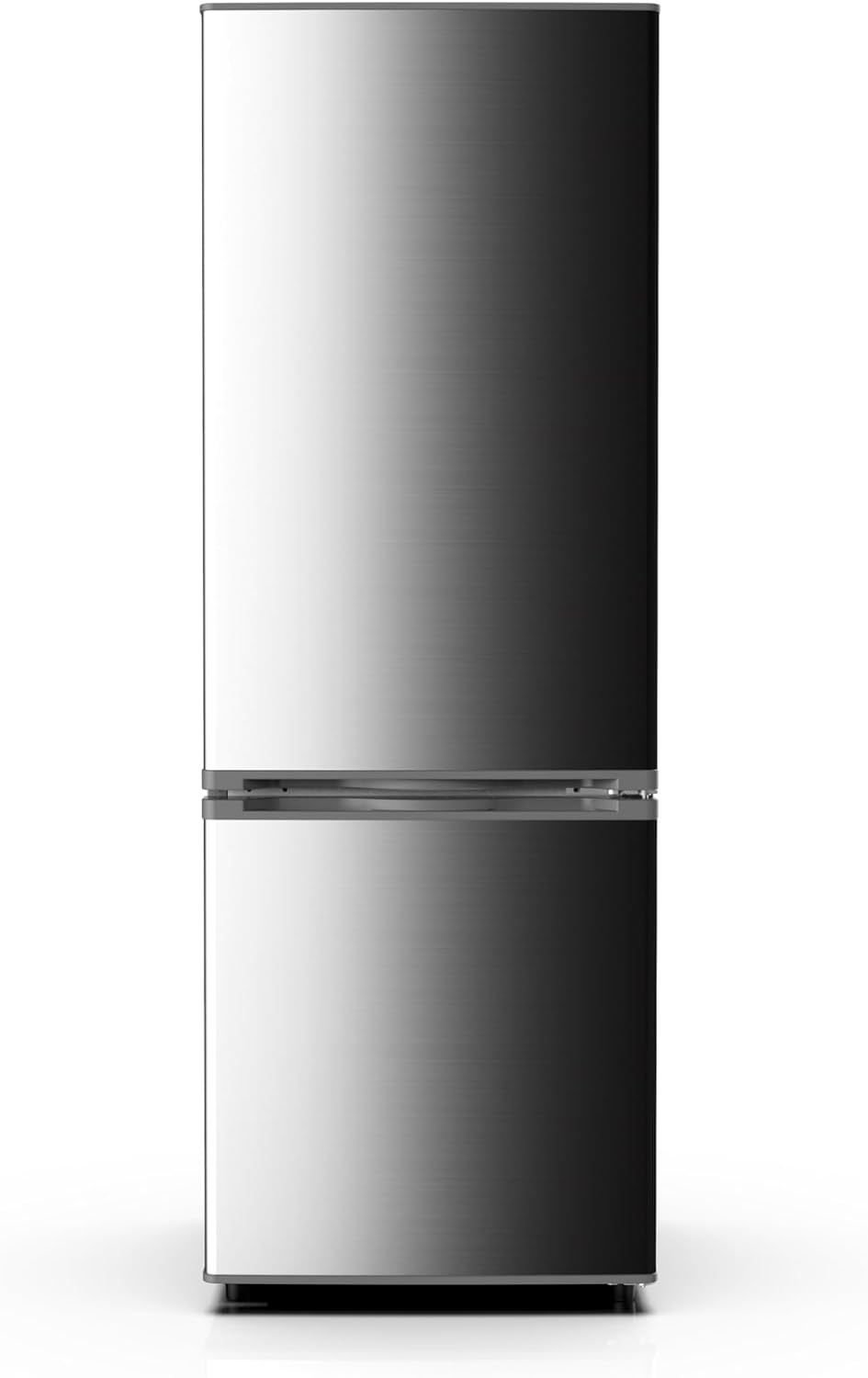 PKM KG170IXCAZ Kühl-Gefrierkombination | Inox Design | 123 Liter Kühlen | 38 Liter Gefrieren | Energieeffizienzklasse C | LED-Beleuchtung | 112 kWh | Freistehend