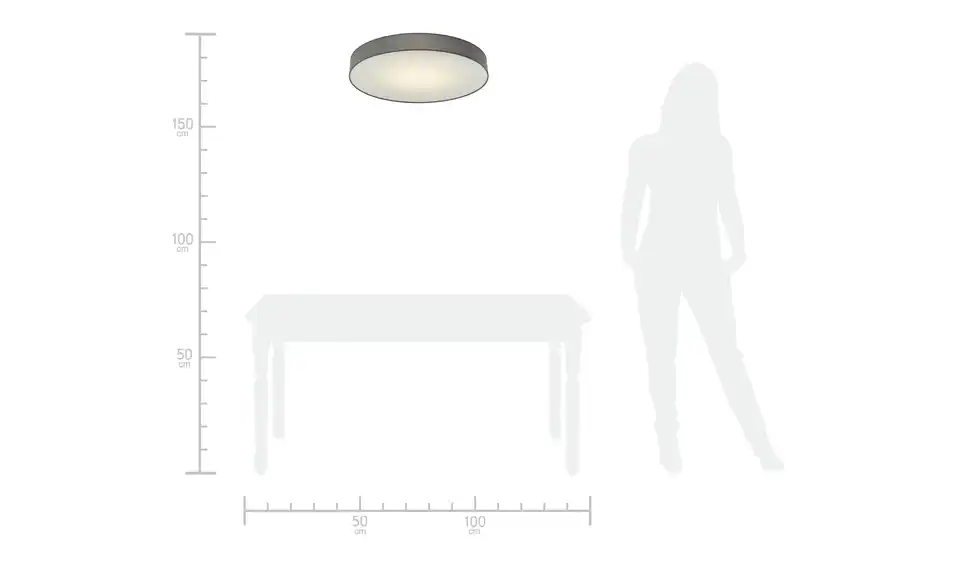 KHG LED Deckenleuchte 1-flammig