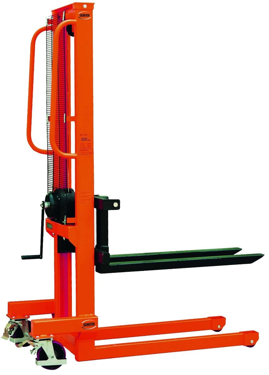 Schefer HWS Premium handlierstapelaar, 500 kg hefvermogen, vorklengte 1000 mm